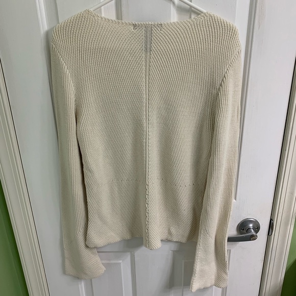 Long sleeve cream color sweater from Express XL - Picture 5 of 7